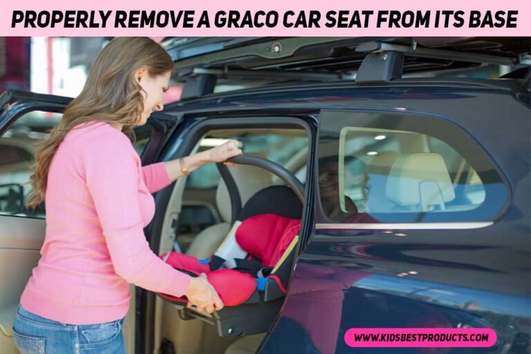 how to remove car seat from base graco