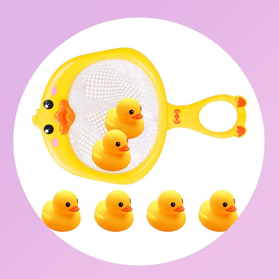 Bath Toy Baby Bathtub Duck Toy Set