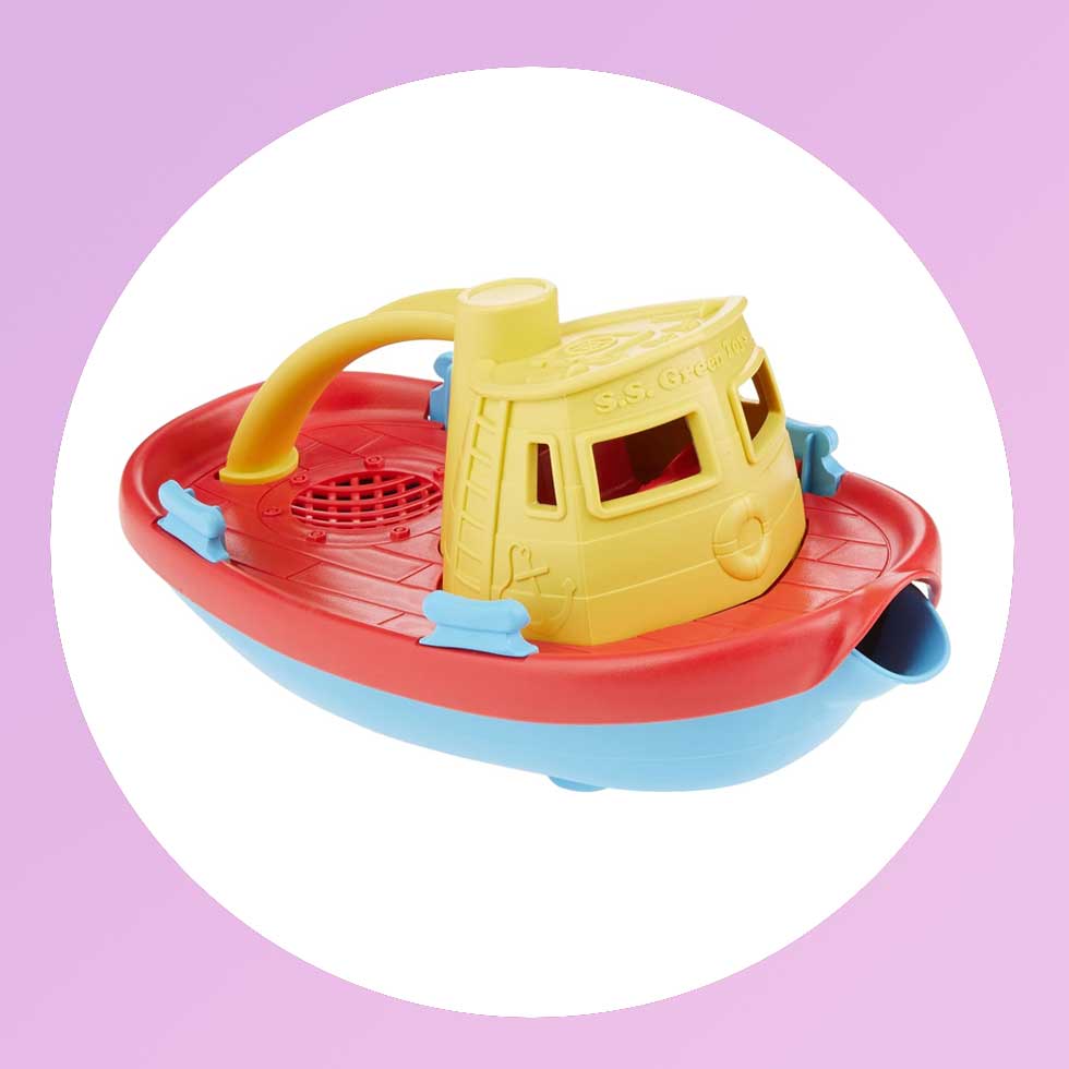 Green Toys Tug Boat Yellow