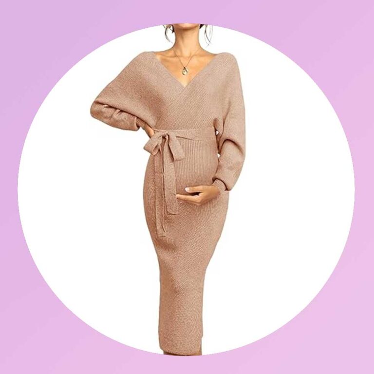 Maternity Nursing Dress Sweater Dress for Women Wedding