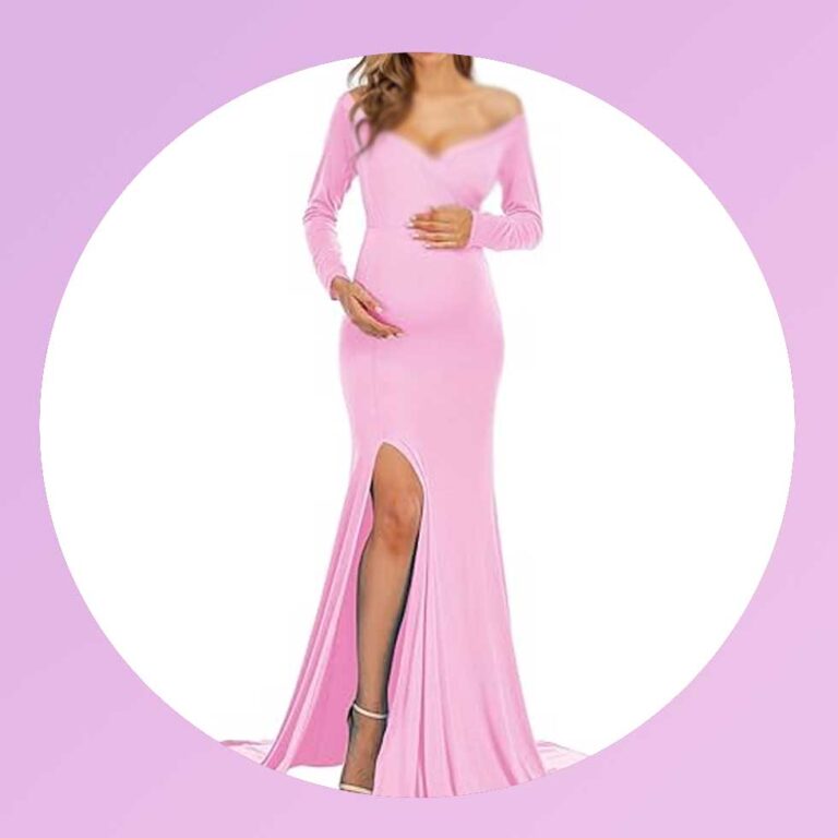 ZIUMUDY Elegant Maternity Gown