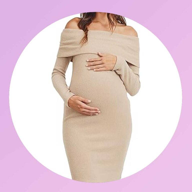 Sweater Knit Maternity Dress