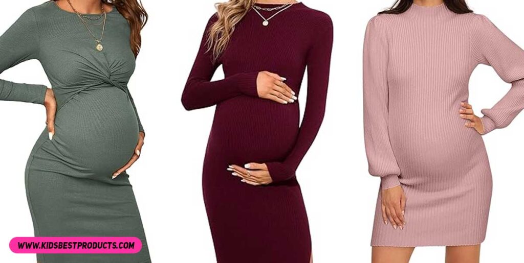 maternity sweater dresses