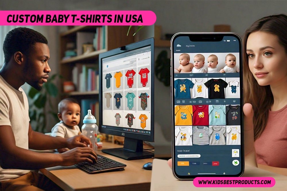 Custom baby t-shirts in USA