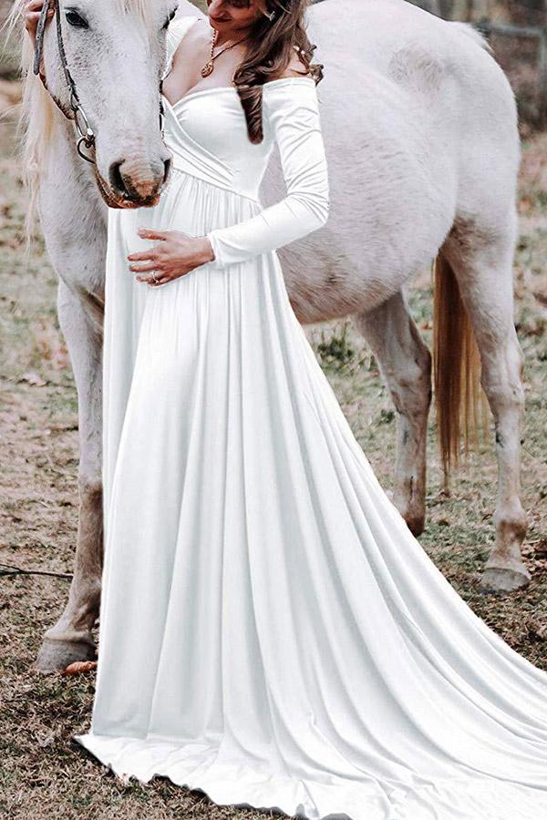 Gorgeous white Maternity Dress